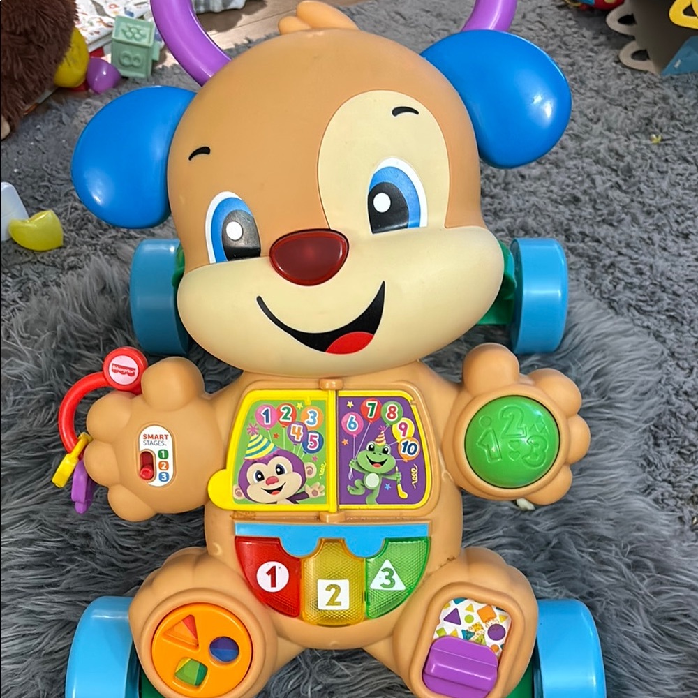 Fisher-Price Baby Toy Puppy Walker w/music lights & learning activities